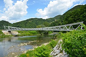 Pedestrian and cyclist bridge Tremerje, Slovenia (2019)