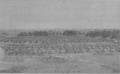 A 1917 tent pitching practice put on as a corps-wide class by the Military Department.