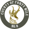 Official seal of County of Forty Mile No. 8