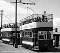 Hill of Howth Tramway trams at Howth railway station