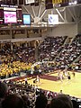 Conte Forum during a BC vs. West Virginia basketball game.