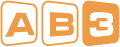 Logo d'AB3 du 23 août 2004 au 17 septembre 2009
