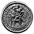 Vilniaus mažasis antspaudas. Naudotas 1598-1654 m., diametras 37 mm.