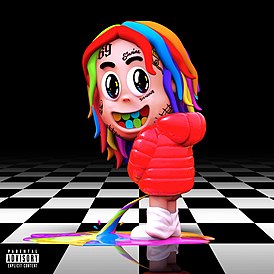 Обложка альбома 6ix9ine «Dummy Boy» (2018)