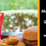Blog header showing a McDonald's meal and the blog title on the right