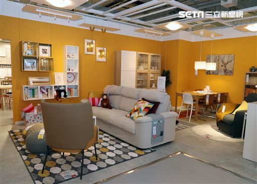 IKEA宜家家居内湖店即將開幕，獨有的特色結合大台北地區小坪數居家空間的展示間需求，展間超好逛服務更完善、設計更環保、親子專屬空間。（記者邱榮吉/攝影）