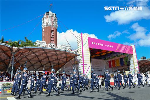 中華民國110年國慶大會。（圖／記者楊澍攝影）