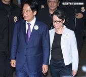 賴清德、蕭美琴中央選委會登記參選正、副總統。（圖/記者邱榮吉攝影）