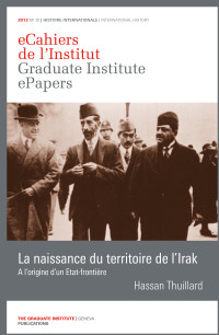 Couverture La naissance du territoire de l’Irak