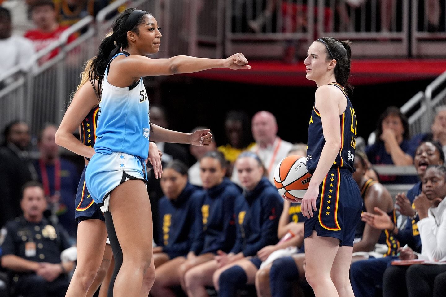 Angel Reese and Caitlin Clark are the first pair of rookies to make the WNBA All-Star team since 2014.