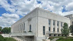 Not much changed to the original Folger Shakespeare Library's 1932 Neoclassical marble building. The magic happens underneath it, with a new 12,000-square-foot wing.