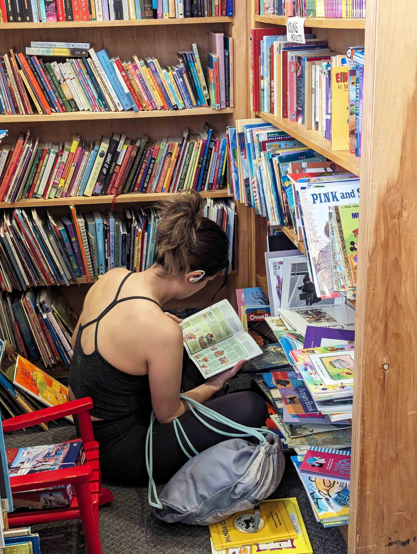 Rodney's Bookstore in Harvard Square is a wonderful place to get lost in a world of books.