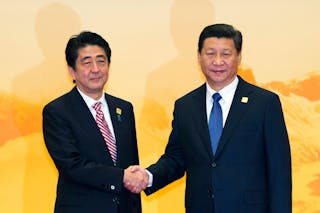 Shinzo Abe, Xi Jinping