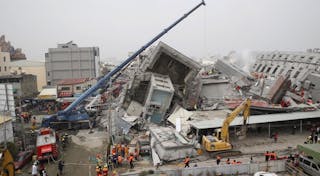 APTOPIX Taiwan Earthquake