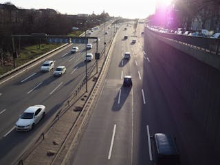 Traffic in Berlin - motorway