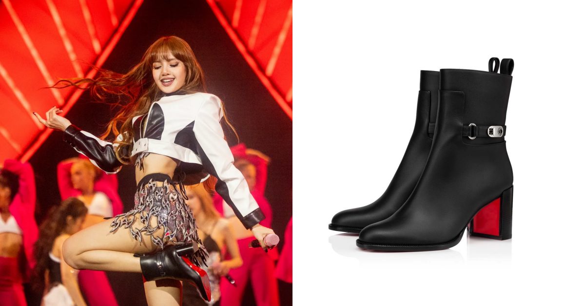 BLACKPINK Lisa征戰舞台就它！欽點Christian Louboutin短靴登台，加碼推薦5雙紅底美靴，穿上秒變成派對女王！