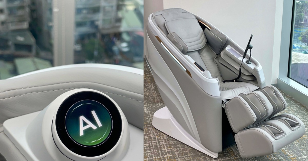 按摩愛好者推薦！儂編開箱實測台灣品牌輝葉最新「AI追夢椅」：AI智能模式、V-Motion搖擺拉伸模式.....入門懶人包全攻略