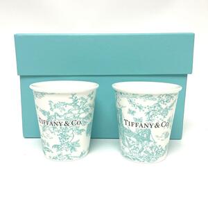 【新品】 Tiffany & Co. ティファニー コーヒーカップ ペア ボーンチャイナ 海外 限定品