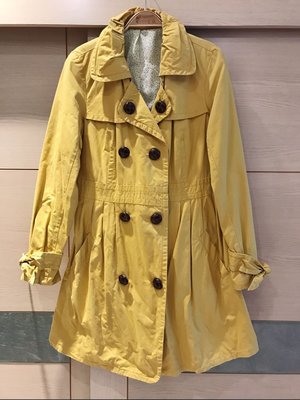 香港製 雙排釦風衣外套（女）