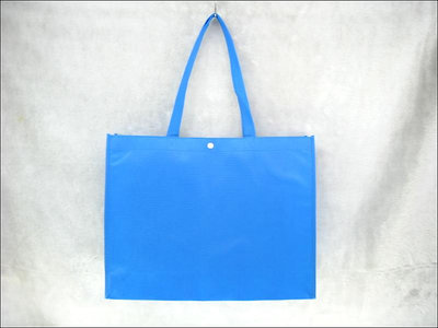 不織布袋現貨-不織布購物袋(45*35*13) BAG-025 水藍色