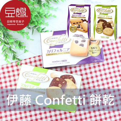 【豆嫂】日本零食 伊藤製菓 Confetti餅乾系列(多口味)
