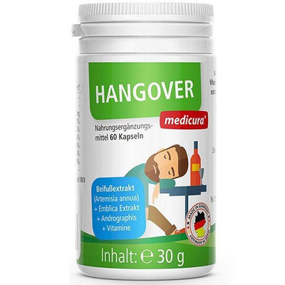 【清貨多件優惠24h出貨】乾杯每德肝片60粒德商medicura HANGOVER