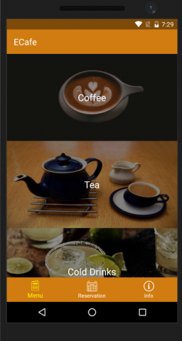 Samuel - 使用C# Xamarin Form開發的跨Android、 iOS 咖啡店座位預定APP