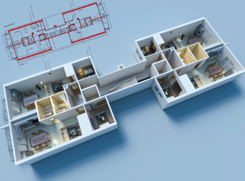 FM Design  - 3D建模-樓層建模