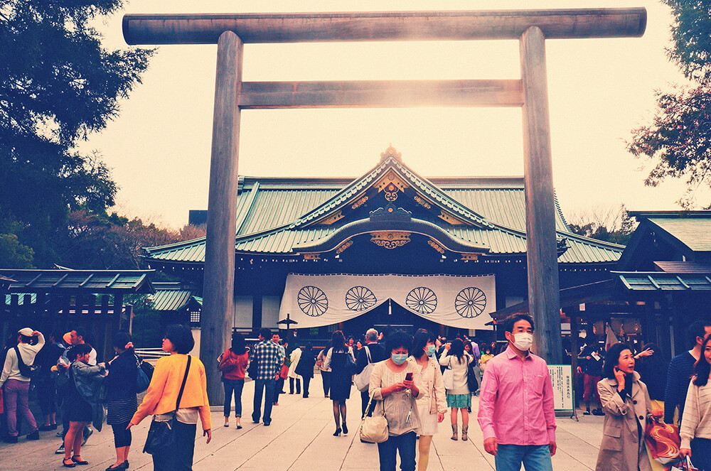 拜殿-靖國神社的主殿。