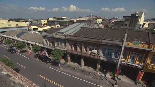 延平老街成排的巴洛克建築