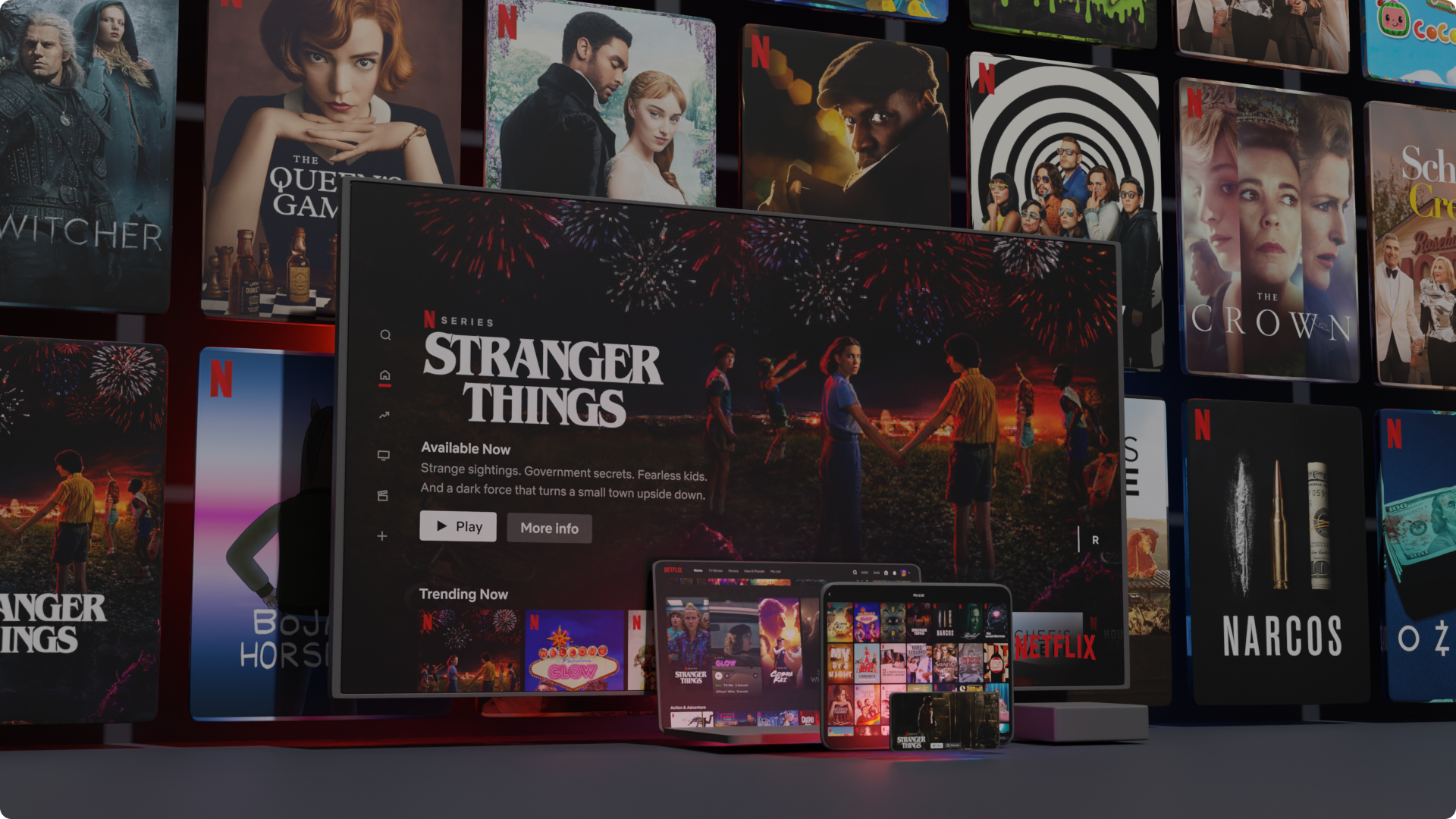 Μετάδοση του Netflix μέσω streaming σε διαφορετικές συσκευές 