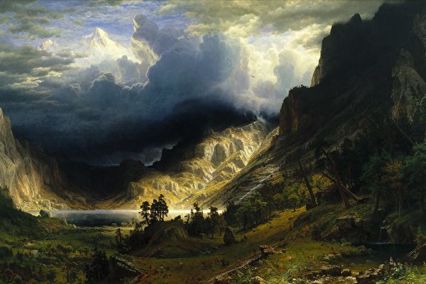 比爾施塔特畫筆下電影般的美國西部風光