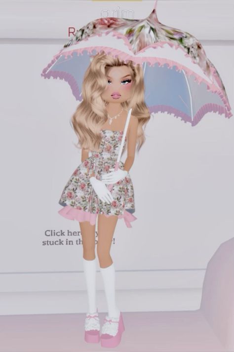 Coquette Soft Style Outfit Dress To Impress, Floral Dress To Impress, Coquette Outfit Dress To Impress, Dress To Impress Coquette Soft Style, Coquette Soft Style Dress To Impress, Anime Dress To Impress, Dress To Impress Coquette, Coquette Dress To Impress, Softie Dress To Impress