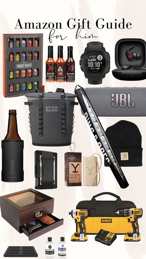 Shop our Influencers' top picks on Amazon Mens Gift Ideas, Men Birthday Gifts, Fathers Day Gift Basket, Mens Gift Guide, Gift Guide For Him, Cute Couple Gifts, Guinness Book, Found On Amazon, Social Ads