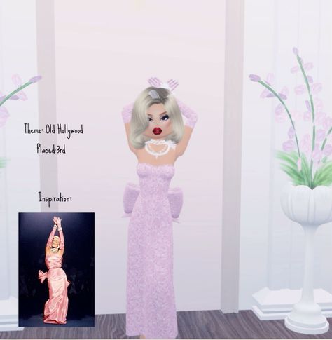 Old Hollywood Themed Dress To Impress Outfit💓 The Oscar’s Theme Dress To Impress, Dress To Impress Outfits Roblox Game Theme Old Hollywood, Dress To Impress Theme: Old Hollywood, Retro Glamour Dress To Impress Outfit, Celebrity Event Outfits Dress To Impress, Dti Outfits Ideas Old Hollywood, Dress To Impress Theme Casino Night, Dress To Impress Theme Hollywood, Hollywood Outfit Dress To Impress