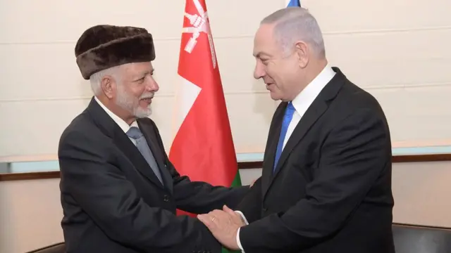 阿曼外長在波蘭會晤以色列總理，2019年2月13日