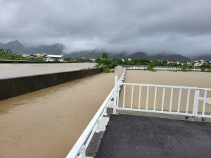 凱米颱風豪雨引政治口水  高市府：前瞻計畫發揮具體功效