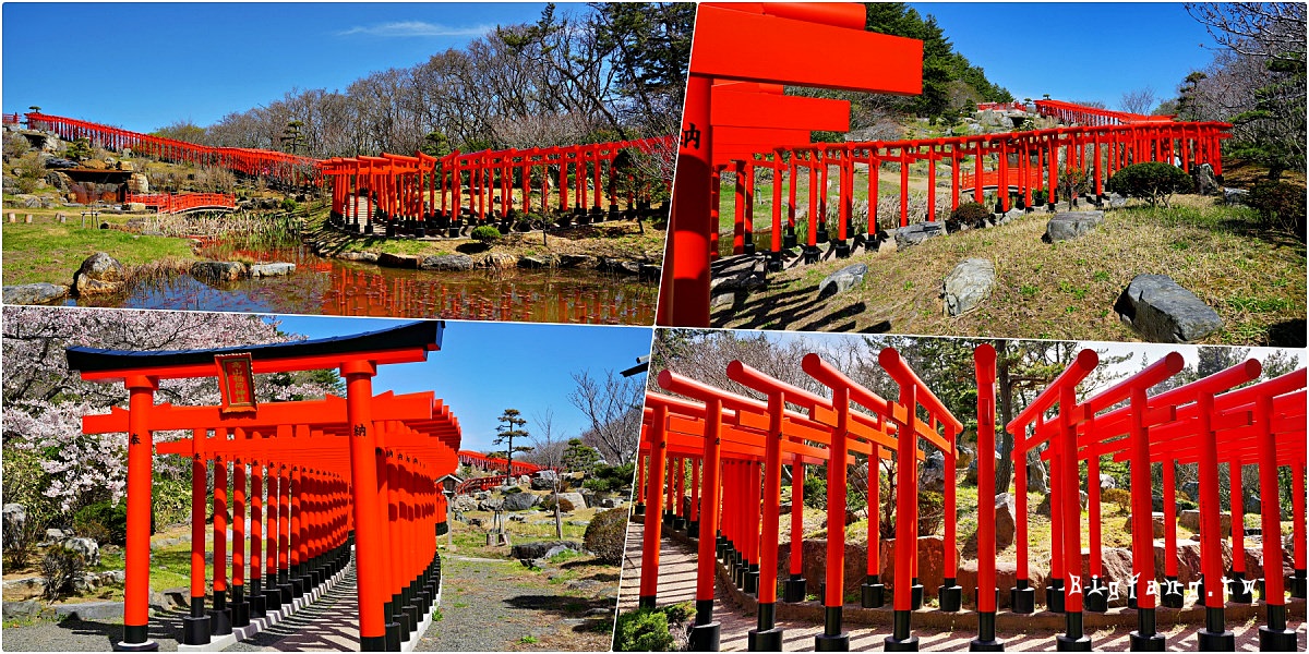 青森縣津輕市 高山稻荷神社 紅色千本鳥居