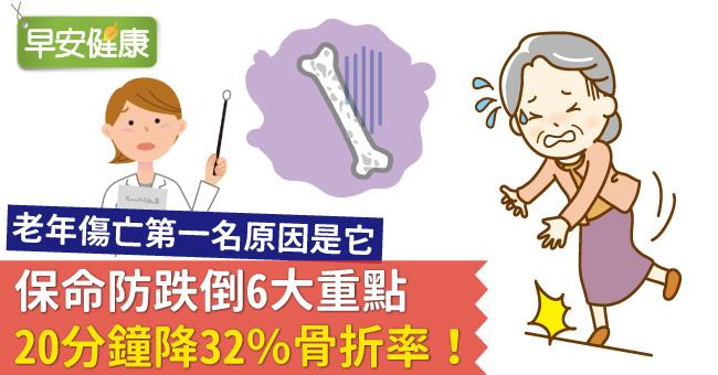 保命防跌倒6大重點，20分鐘降32％骨折率！