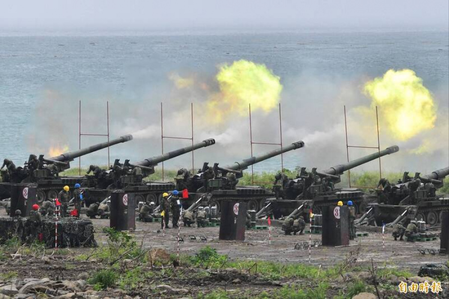 102門火砲、604發砲彈 第三作戰區重砲射擊8月新竹登場