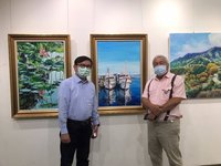 台東大自然油畫協會展出145幅作品 2022年唯一場