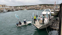 澎湖選舉激烈 利用漁船作宣傳