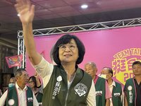 蘇治芬力拚連任 籲選民用3張選票保護台灣