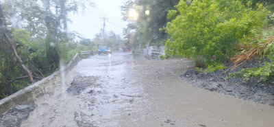 颱風凱米帶來雨勢 台中德基水庫調節性放水