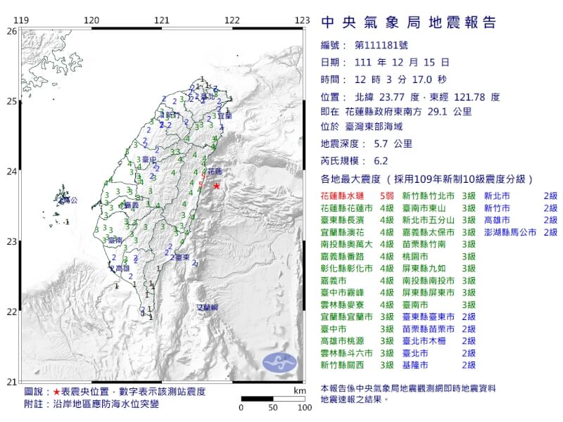 （圖取自中央氣象局網頁cwb.gov.tw）