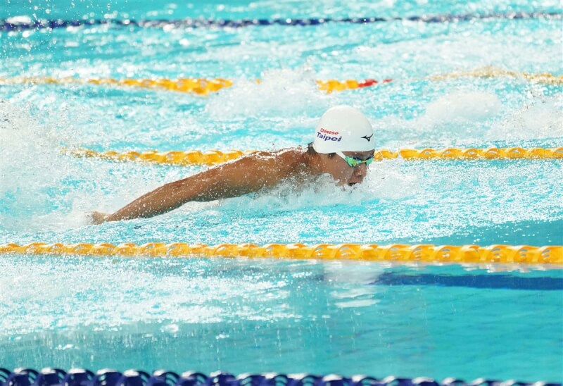 上屆世大運曾勇奪男子200公尺混合式銅牌的台灣泳將王星皓，2日在成都世大運分組預賽游出2分01秒30的成績，以預賽第1之姿前進晚間登場的準決賽。（大專體總提供）