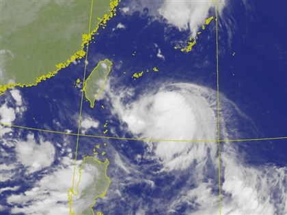 颱風海葵接近過程強度稍增 北部東部雨勢越晚越大