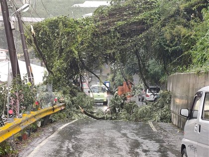 颱風海葵登陸 6縣市12鄉鎮區恐達土石流紅色警戒