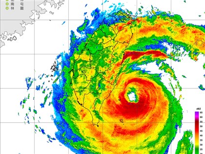 颱風海葵暴風圈進入南投以南 台東可能出現14級陣風[影]