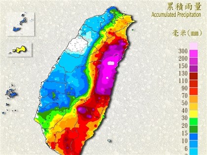 颱風海葵原地打轉強度減弱 南部宜花仍須防較強雨勢